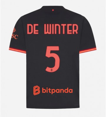 AC Milan Koni De Winter #5 Tredjetrøje 2026-27 Kortærmet